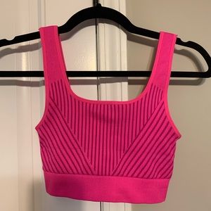 Fabletics pink sports bra size xsmall